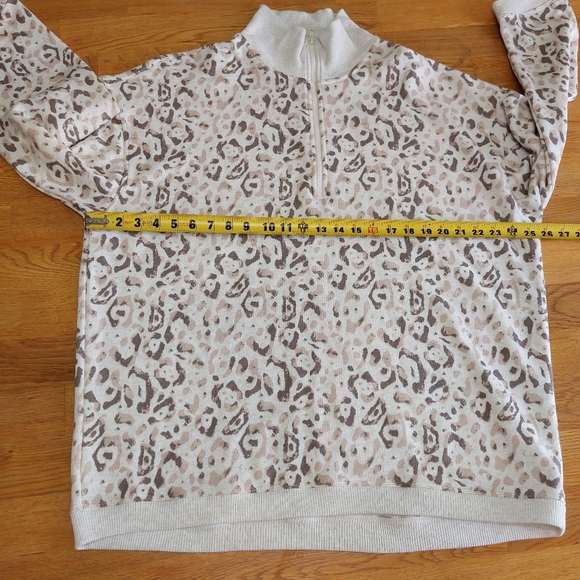 aerie Half Zip Oversized Sweatshirt Size M - Picture 10 of 10